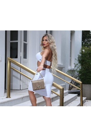 Conjunto Argola Branco